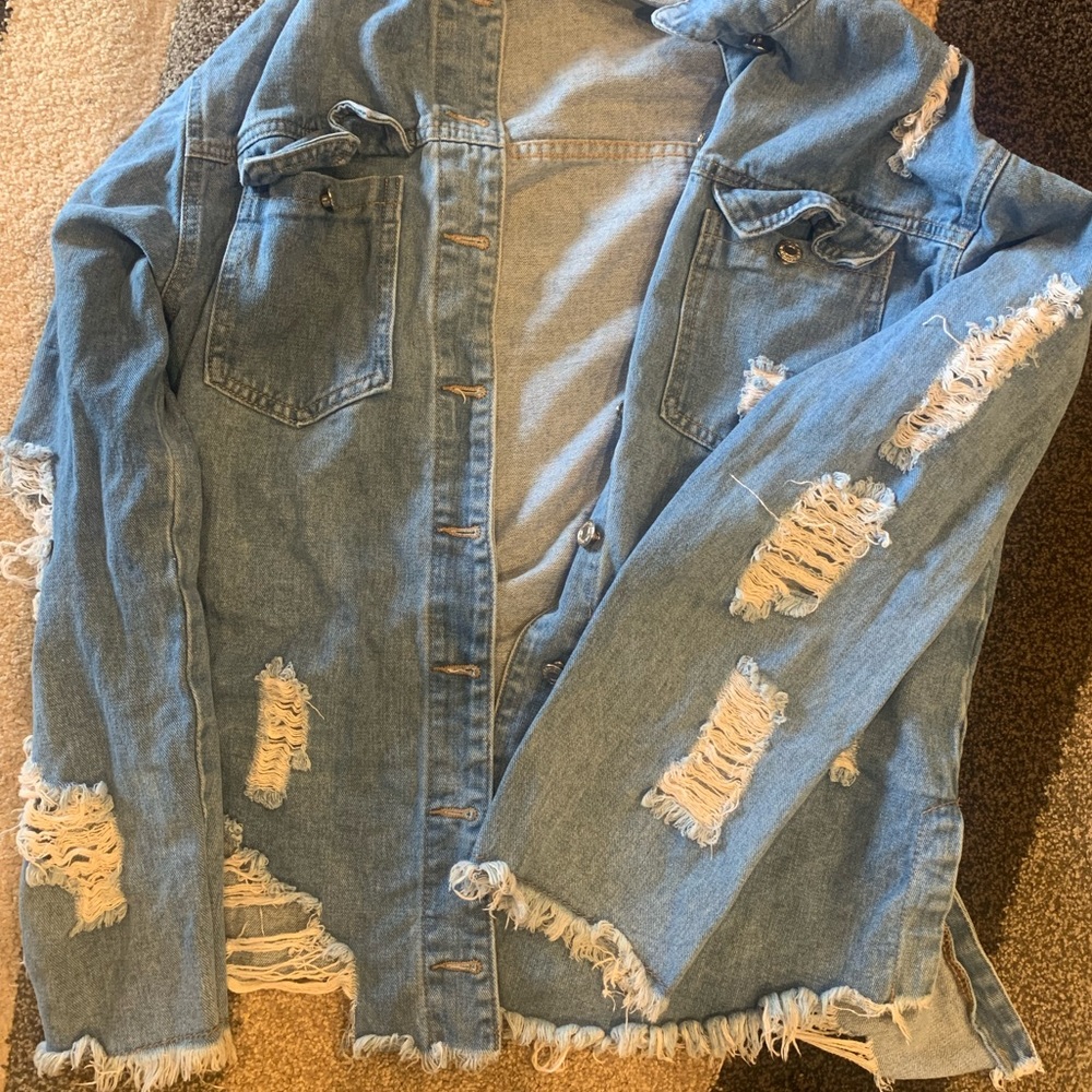denim jacket , medium